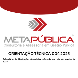 Imagem da notícia ORIENTAÇÃO TÉCNICA Nº 004.2025